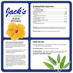 Jack's Classic included measuring spoon for accurate mixing and control