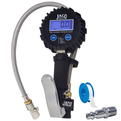JACO FlowPro front view showing controls and steel body for workshop durability