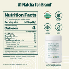 Jade Leaf matcha powder close-up highlighting vibrant green color and smoothness