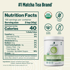 Jade Leaf Matcha finely milled powder close-up highlighting smooth texture