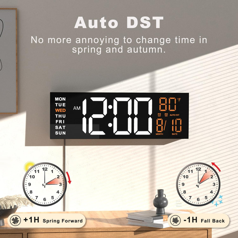 JALL mounted classroom view, helps teachers and students see time from afar