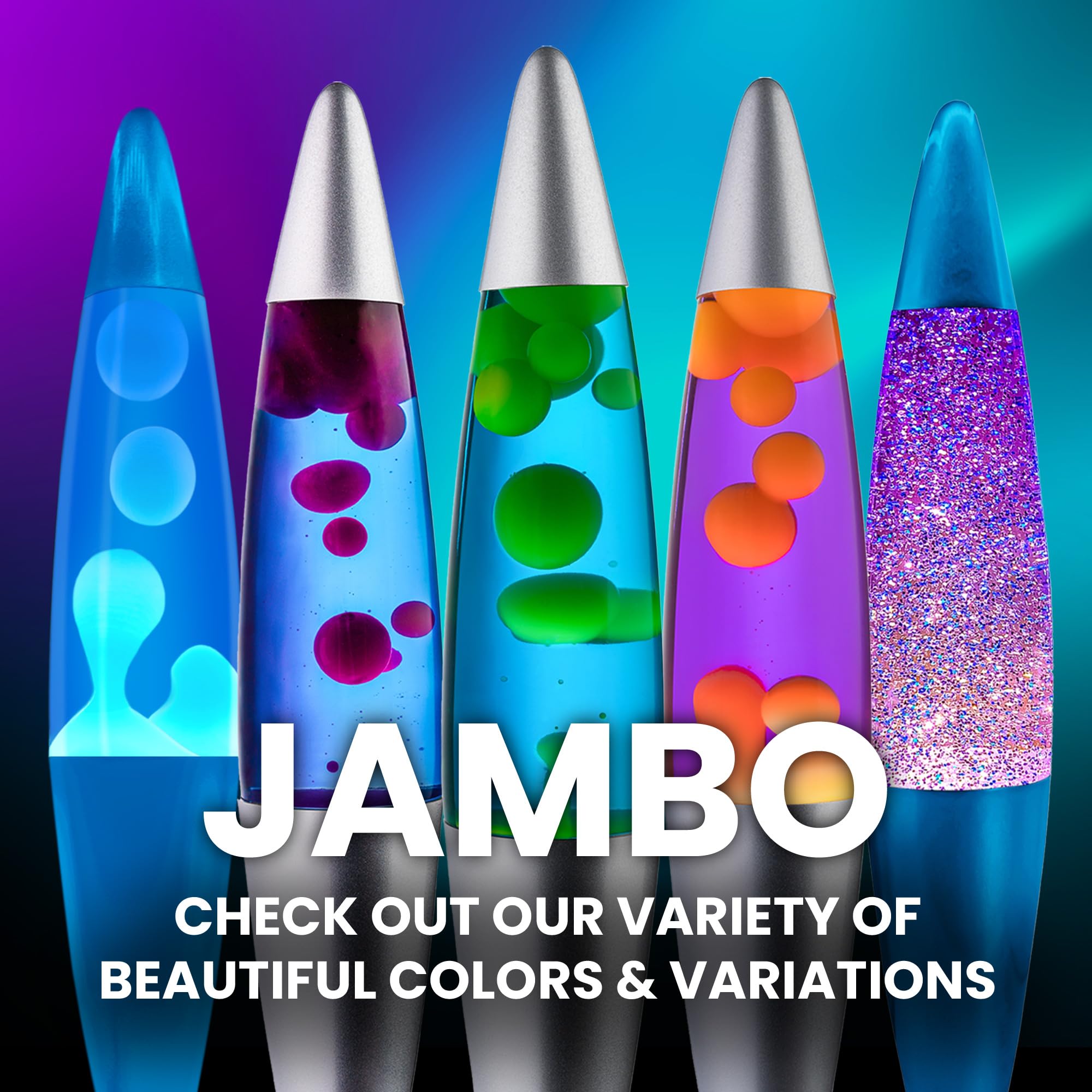 JAMBO on bedside table serving as gentle night light