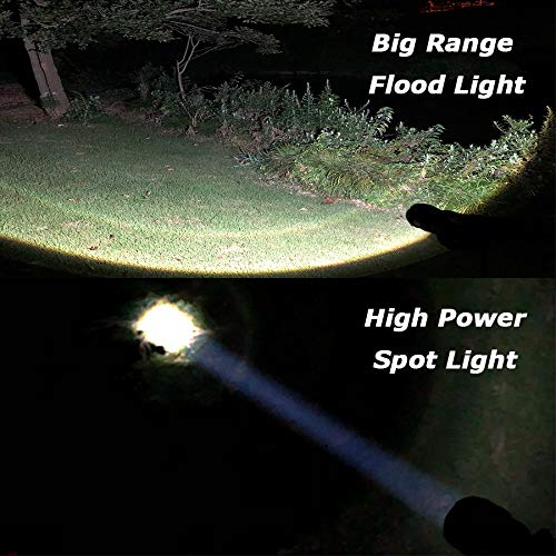 JARDLITE flashlight illuminating a campsite illustrating reliable outdoor light benefit