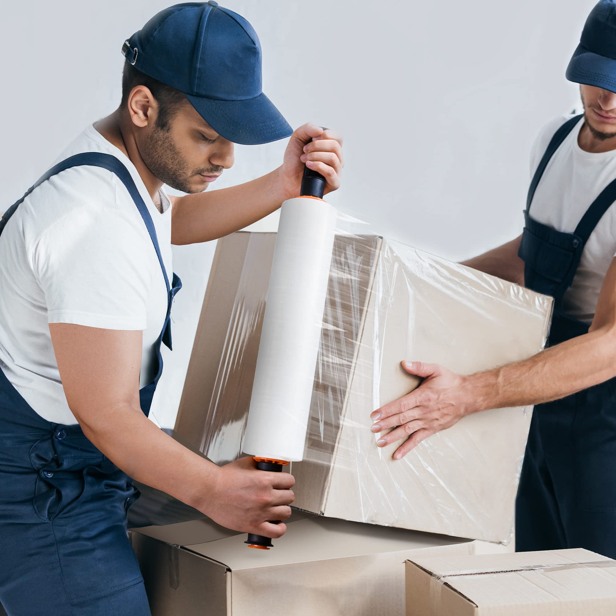 JARLINK stretch film securing a pallet that improves load stability during transit