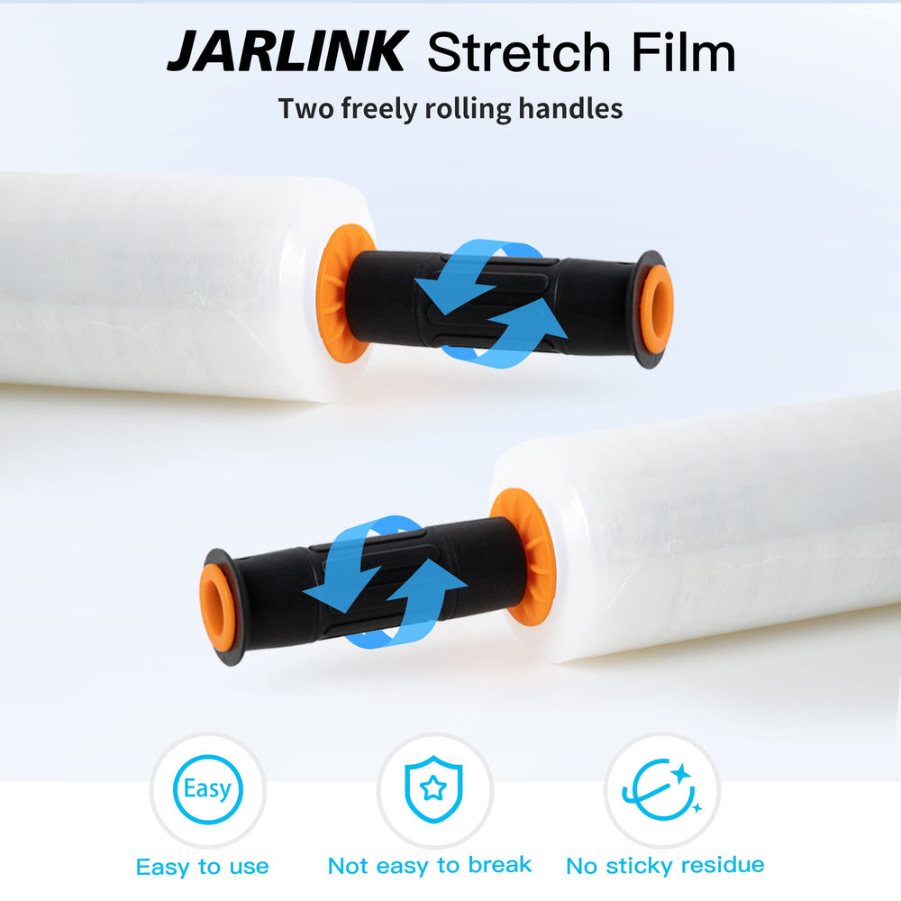 JARLINK film wrapped around sofa during move protecting from scratches