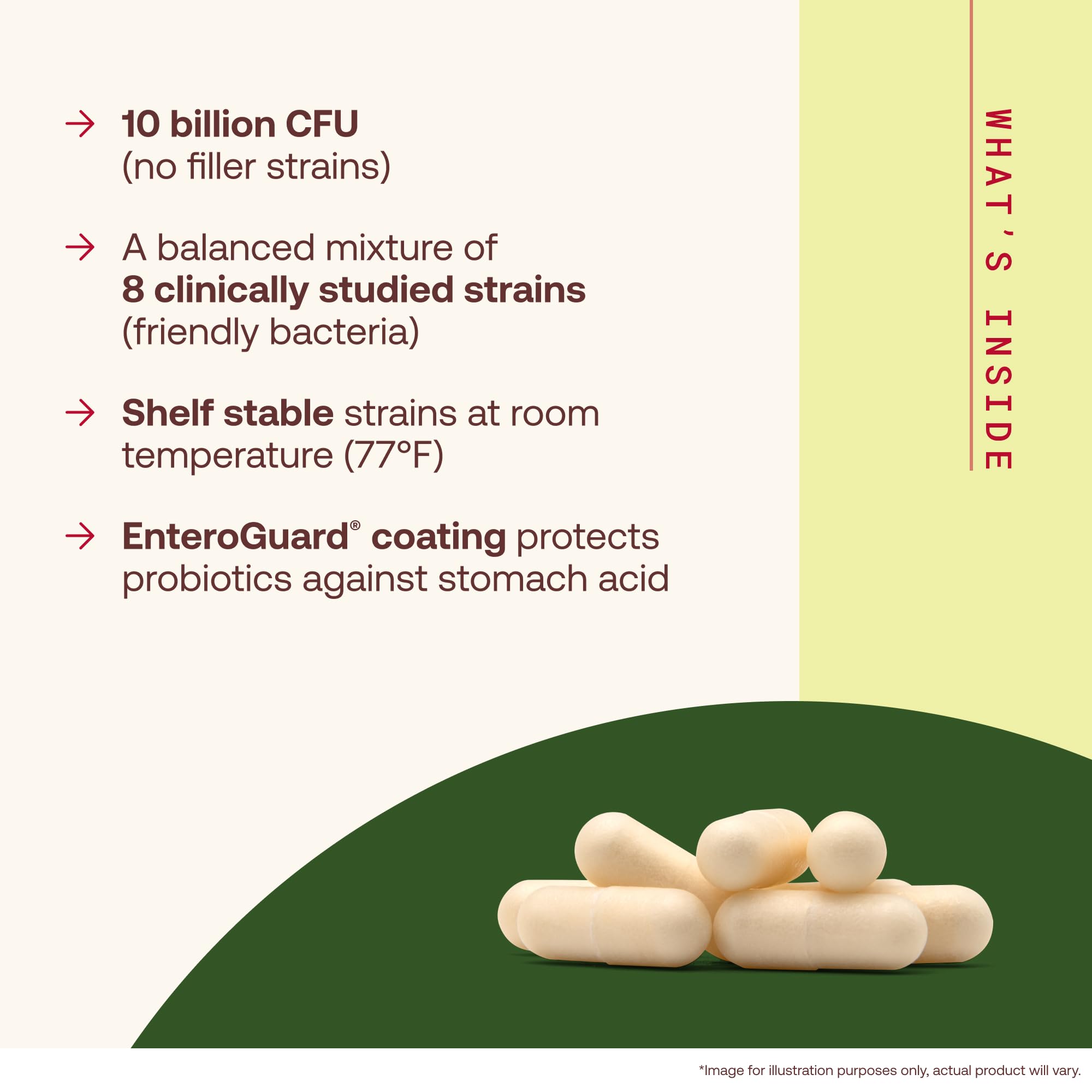 Jarrow Formulas blister pack detail protecting probiotics for freshness