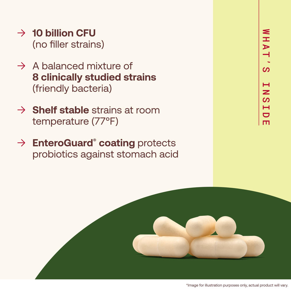 Jarrow Formulas blister pack detail protecting probiotics for freshness
