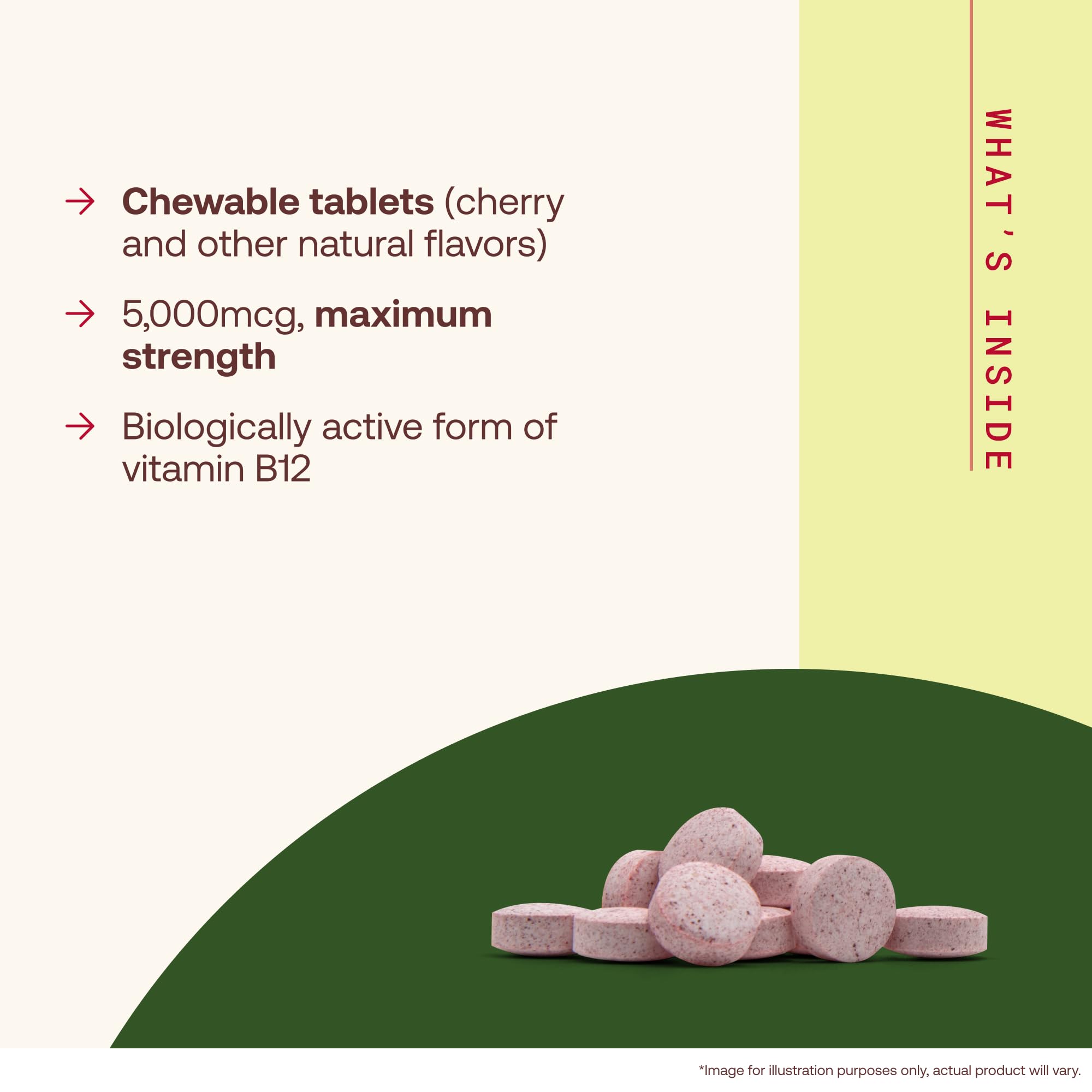 Jarrow Formulas chewable tablet texture detail illustrating chewable format and pleasant mouthfeel