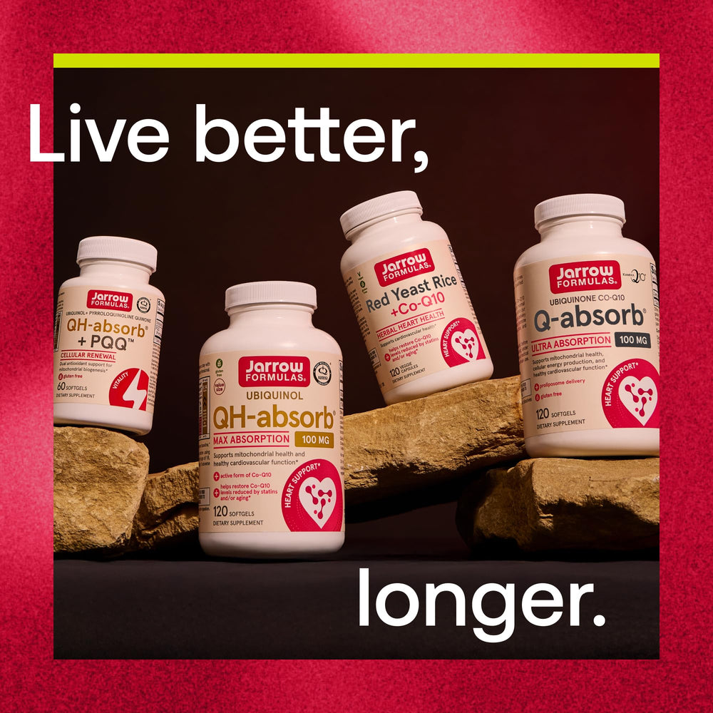 Jarrow Formulas bottle alongside other supplements for routine organization