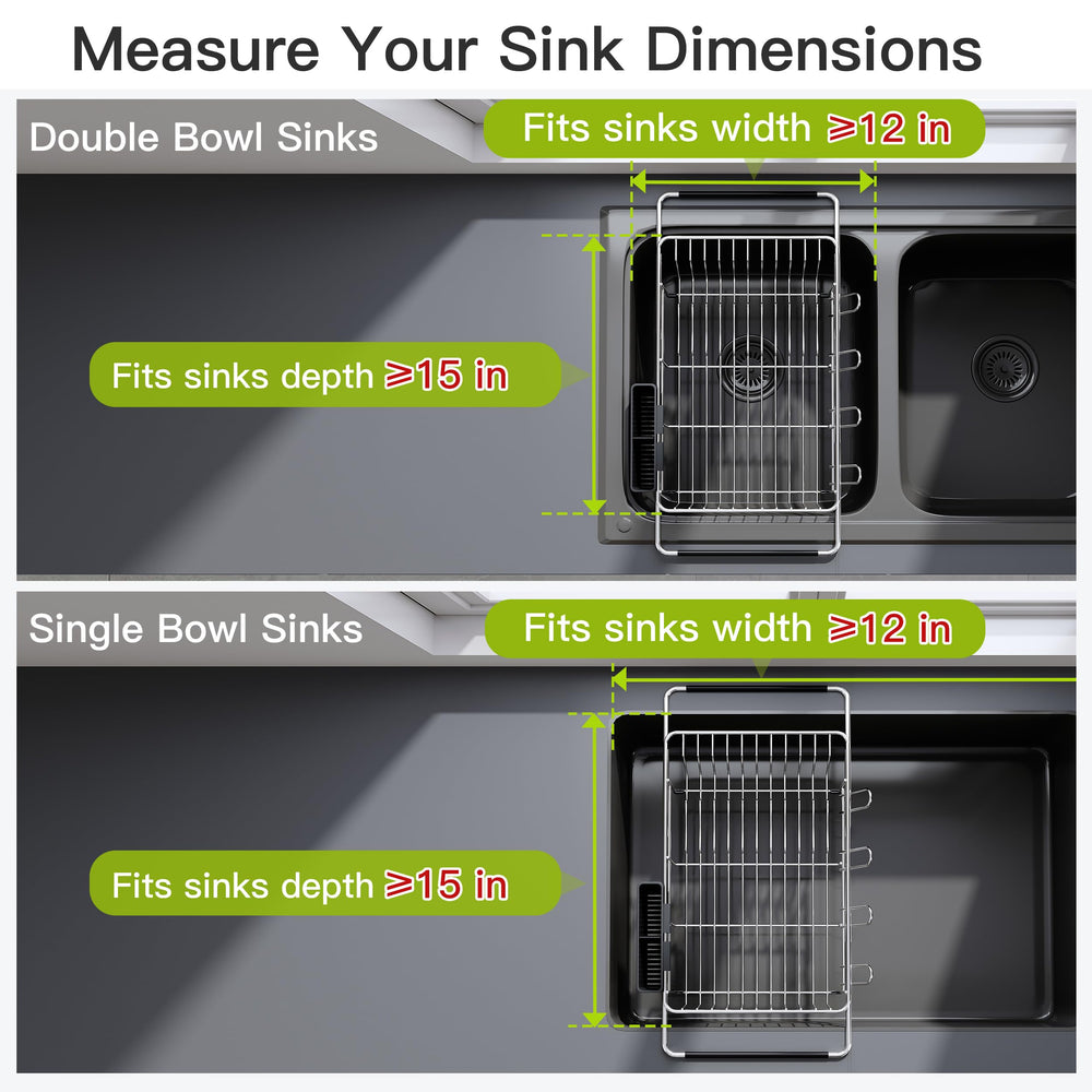 JASIWAY angled view inside sink demonstrating secure in-sink benefit