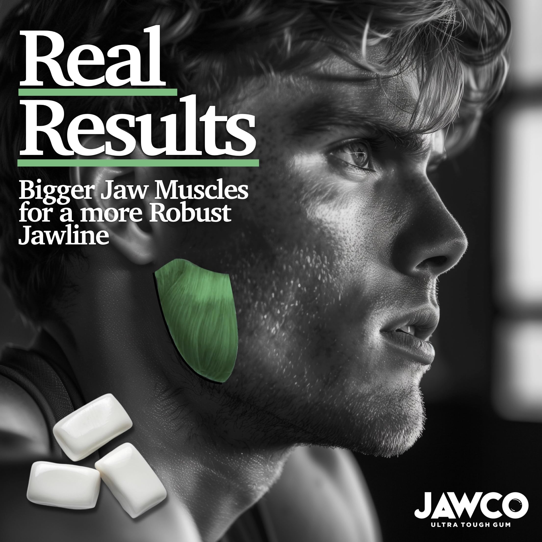 Open display of 35-piece JAWCO pack showing daily workout supply benefit