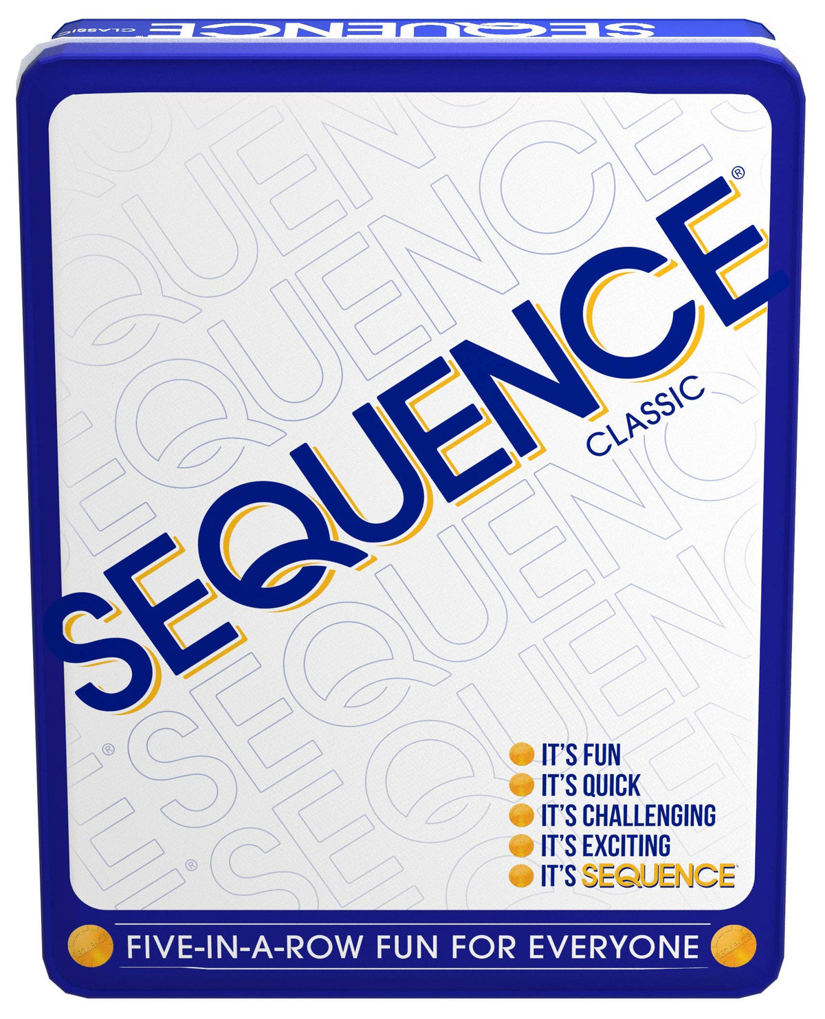 Jax Sequence in a Tin front packaging showing compact storage and portability benefit