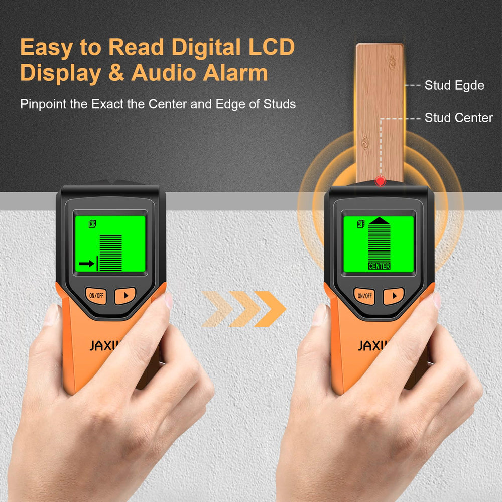 JAXWQ stud finder metal scan detail locating pipe behind drywall safely
