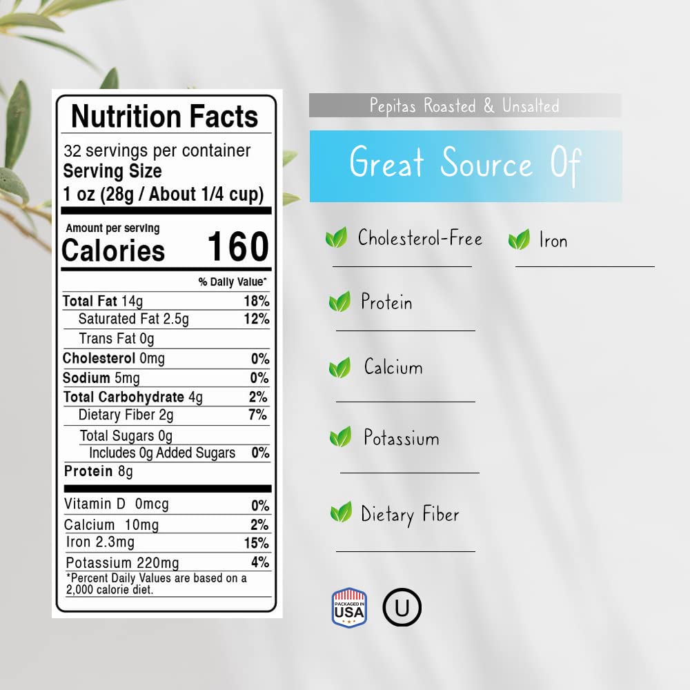 Jaybee's product label and nutrition facts close-up verifying ingredient simplicity