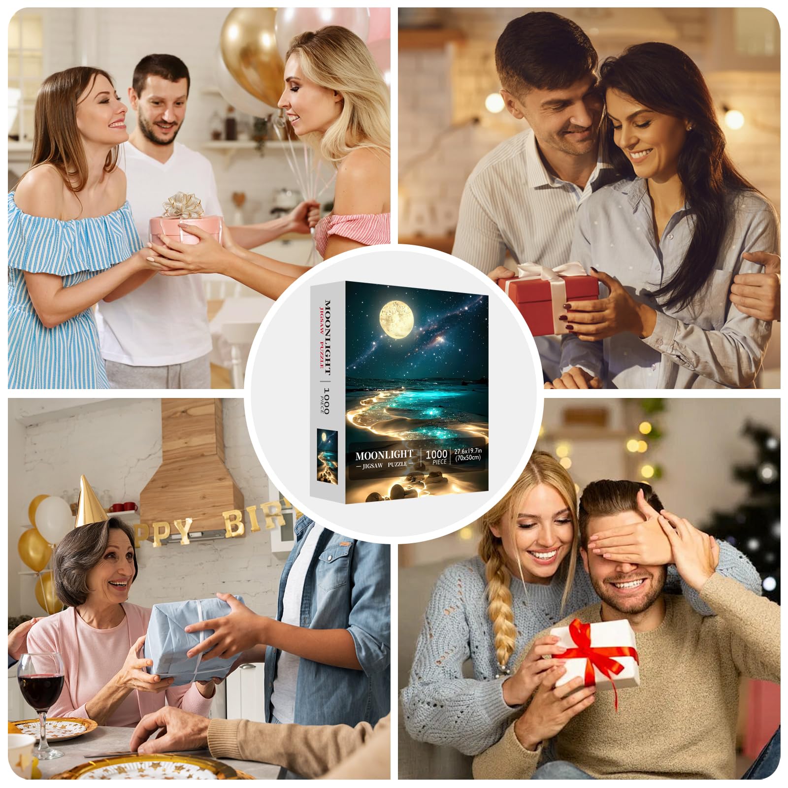 Jazcimdo lifestyle puzzle on table with hands assembling fostering group relaxation and bonding