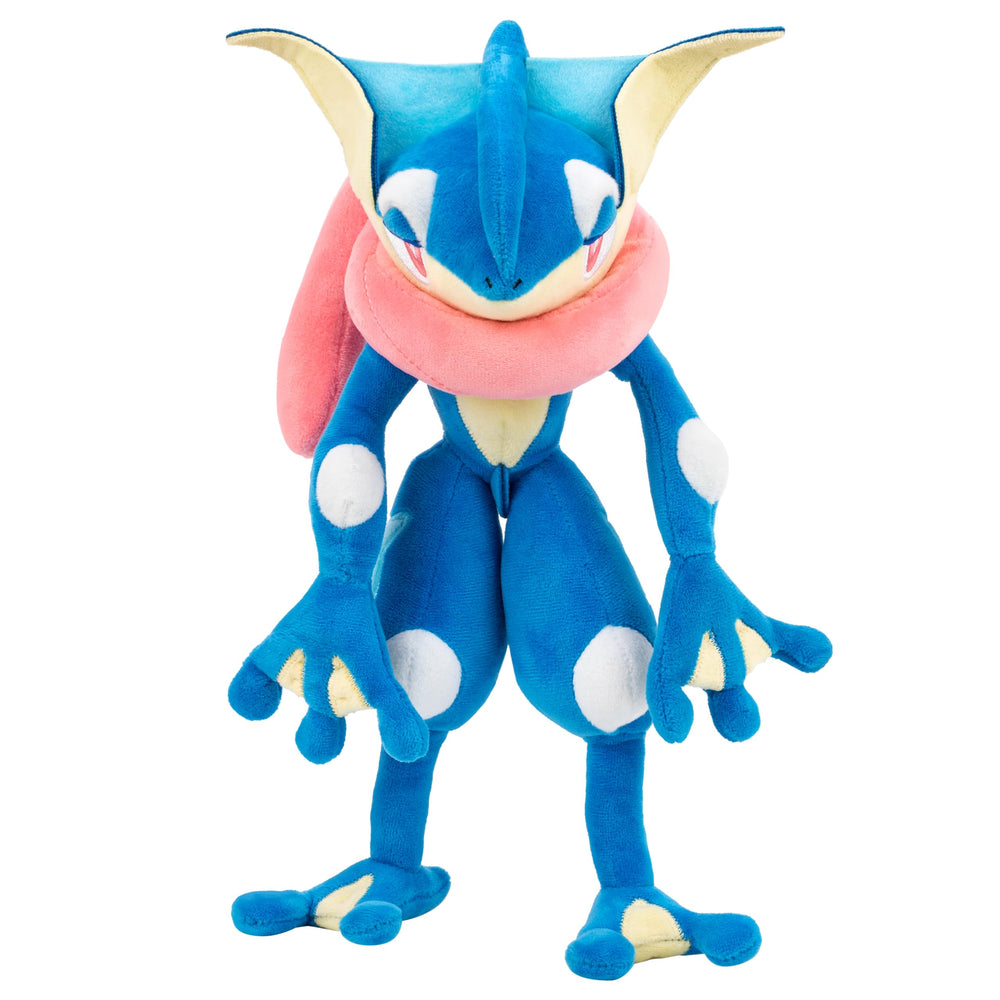 Jazwares Greninja front view showing character accuracy and cuddle appeal