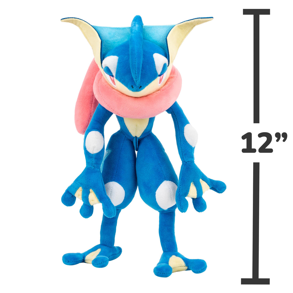 Jazwares Greninja in action being hugged to show play durability