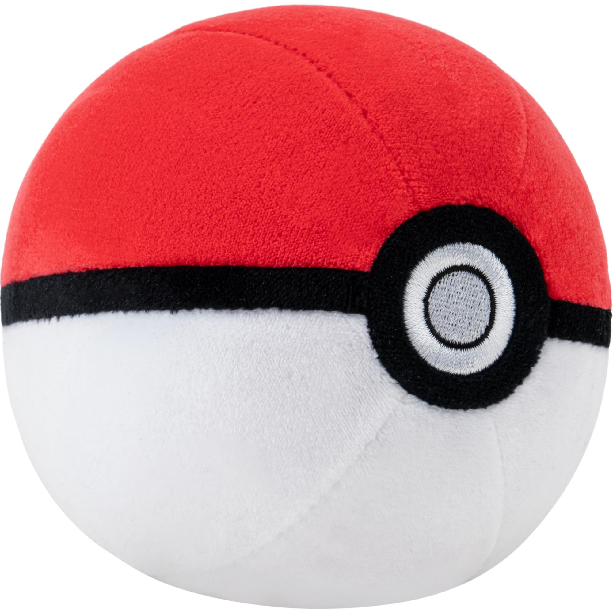 Jazwares Pokémon plush balls arranged on a shelf as collectible decor and display