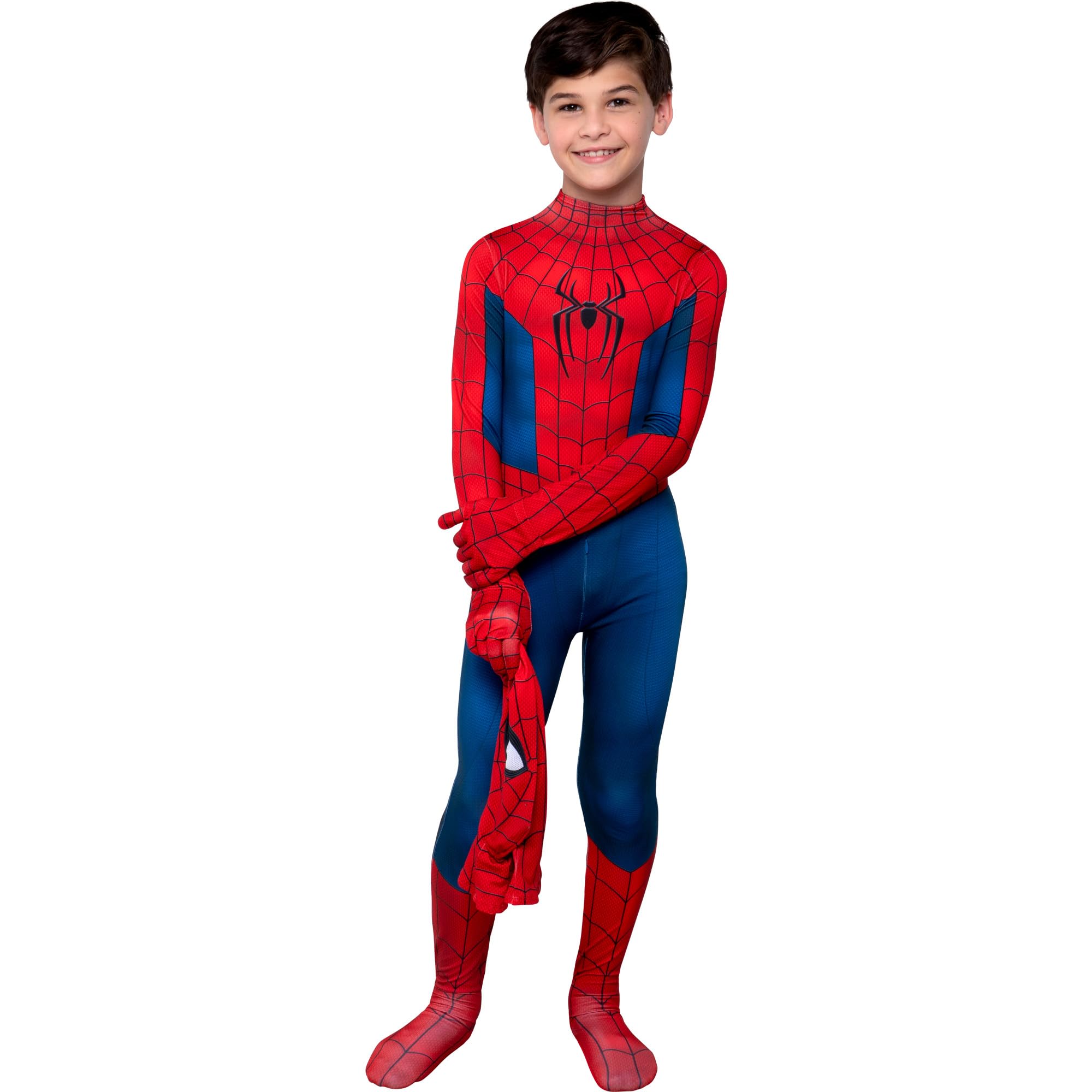 Jazwares Spider-Man size comparison to illustrate fit for ages 8–10