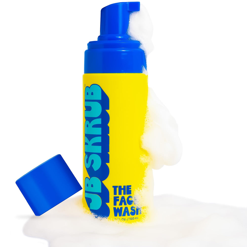 JB SKRUB front packaging showing clean design and benefits