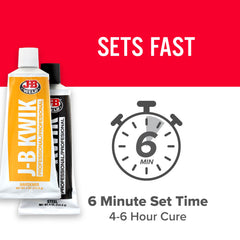 J-B Weld close-up of tube nozzle and cap for precise dispensing
