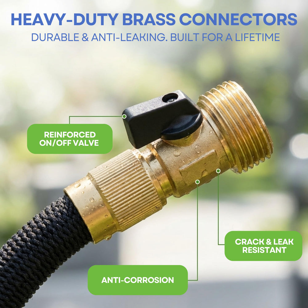 J&B 10-pattern nozzle detail for versatile spray patterns and task flexibility