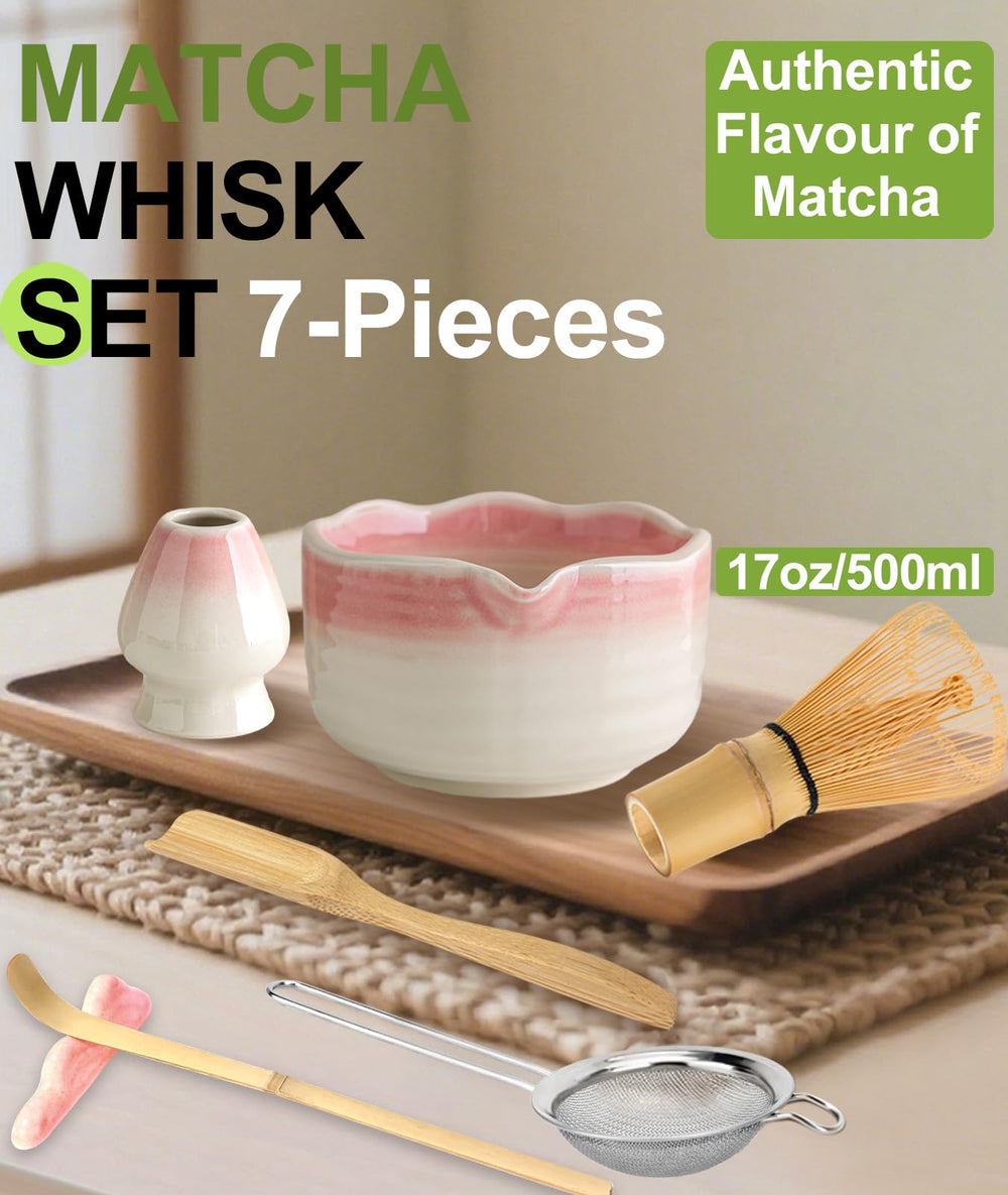 JBER ceramic matcha bowl close-up displaying glaze and spill-control spout benefit