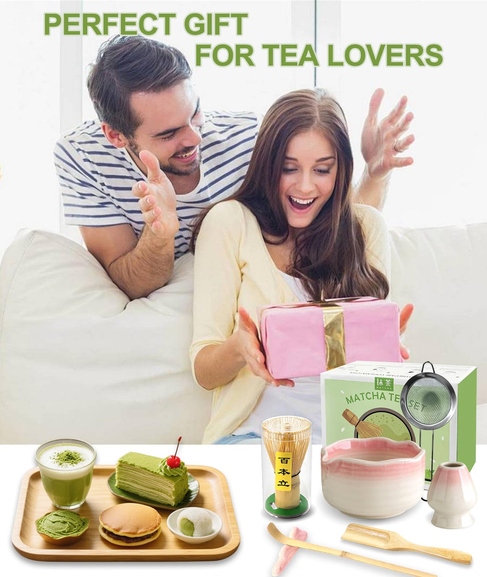 JBER matcha set served on table in lifestyle scene for refined home tea rituals