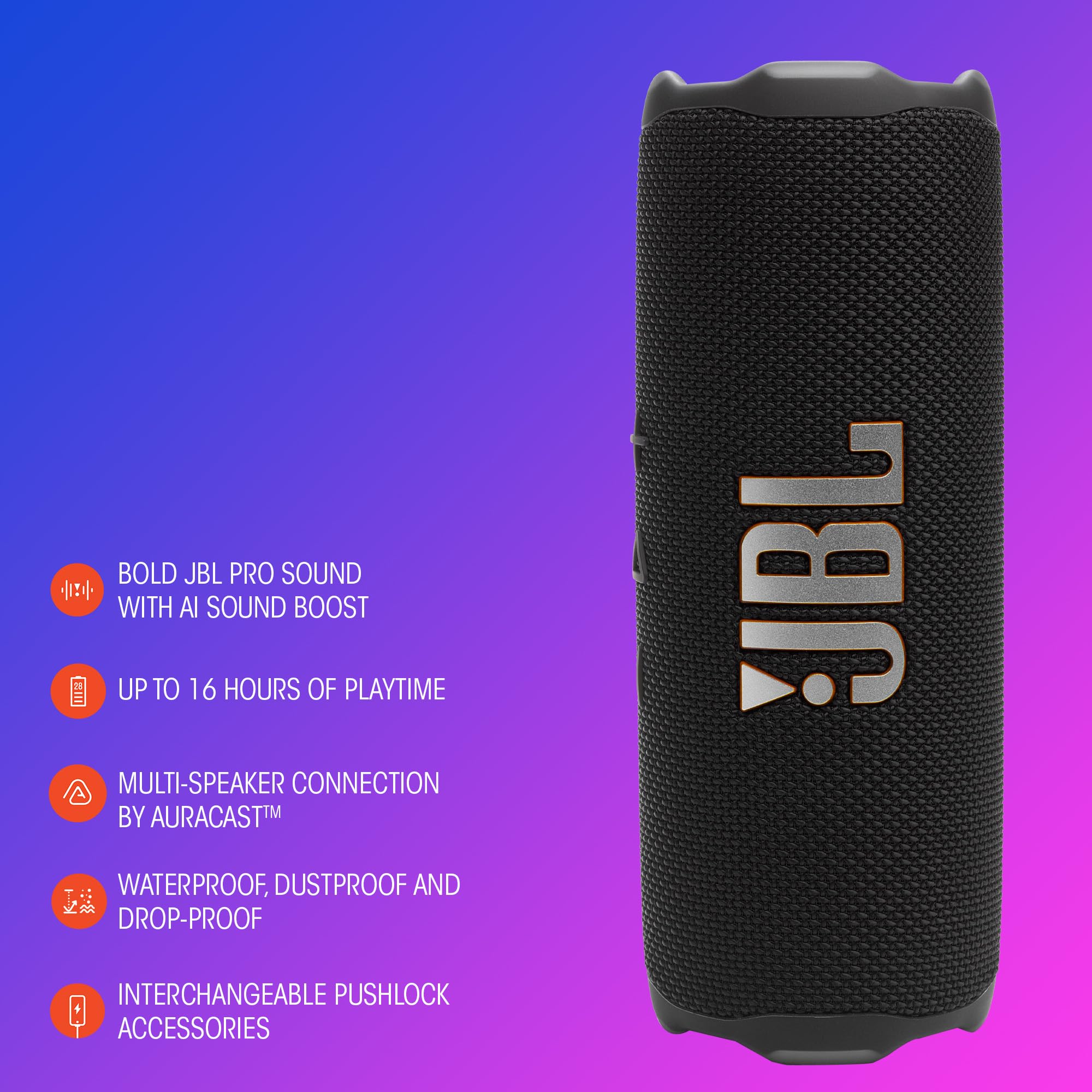 JBL Flip 7 connected to laptop via USB-C for lossless playback