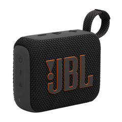 JBL Go 4 front view showing compact speaker and bold logo, great portable sound