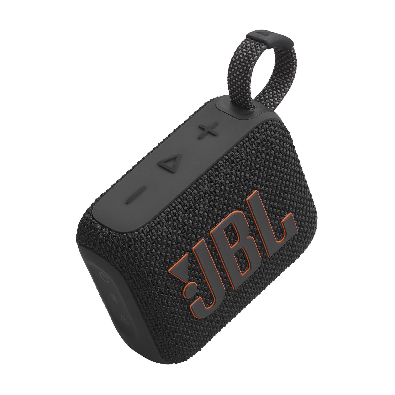 JBL Go 4 recycled materials label highlighting eco-friendly design benefits