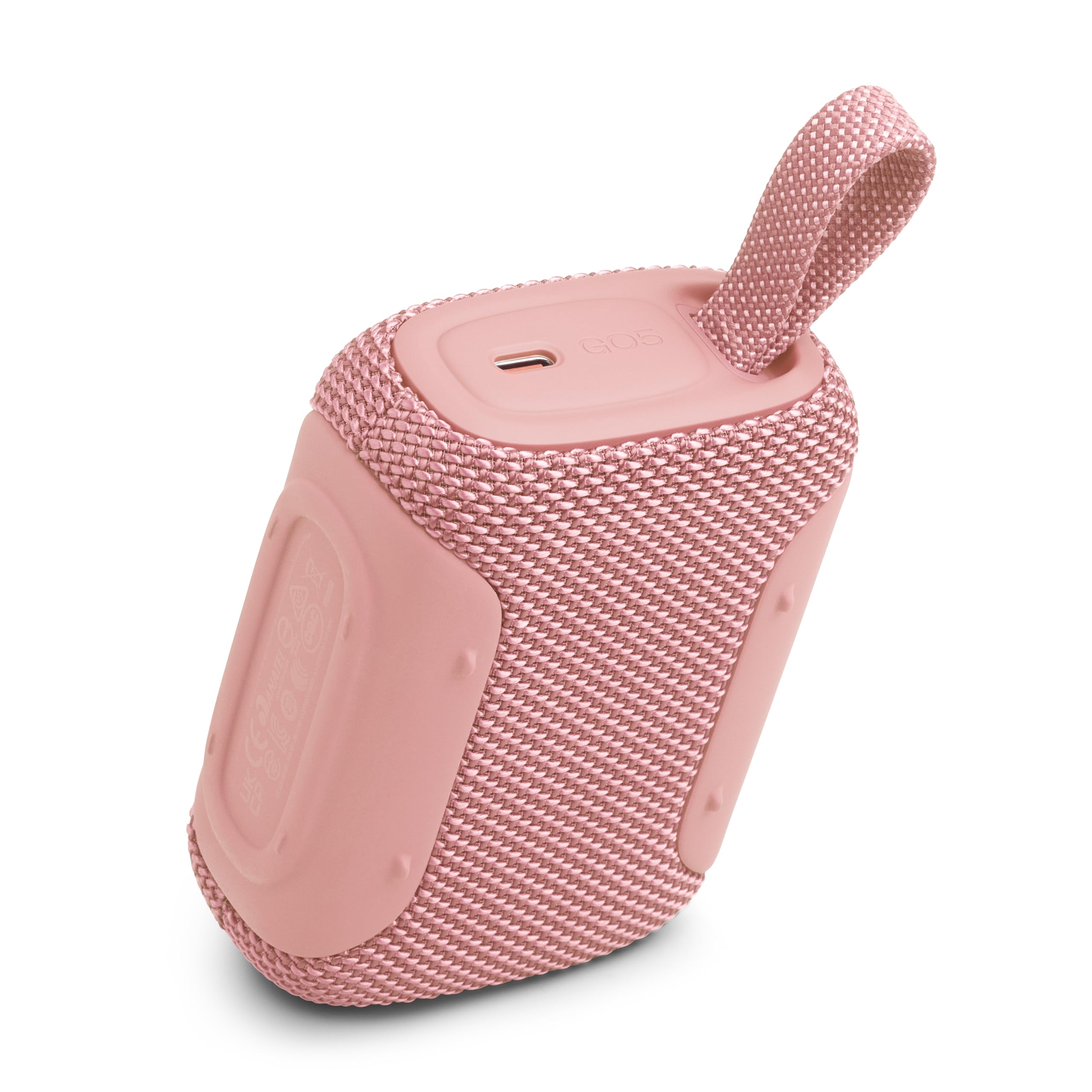 JBL Go 5 with sand to show dustproof durability benefit