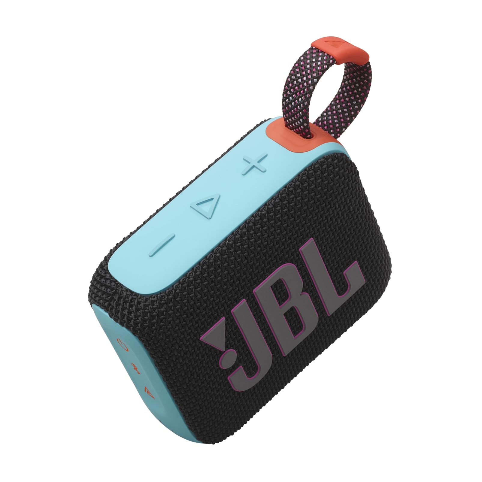 Two JBL Go 4 speakers paired for stereo sound and wider audio coverage