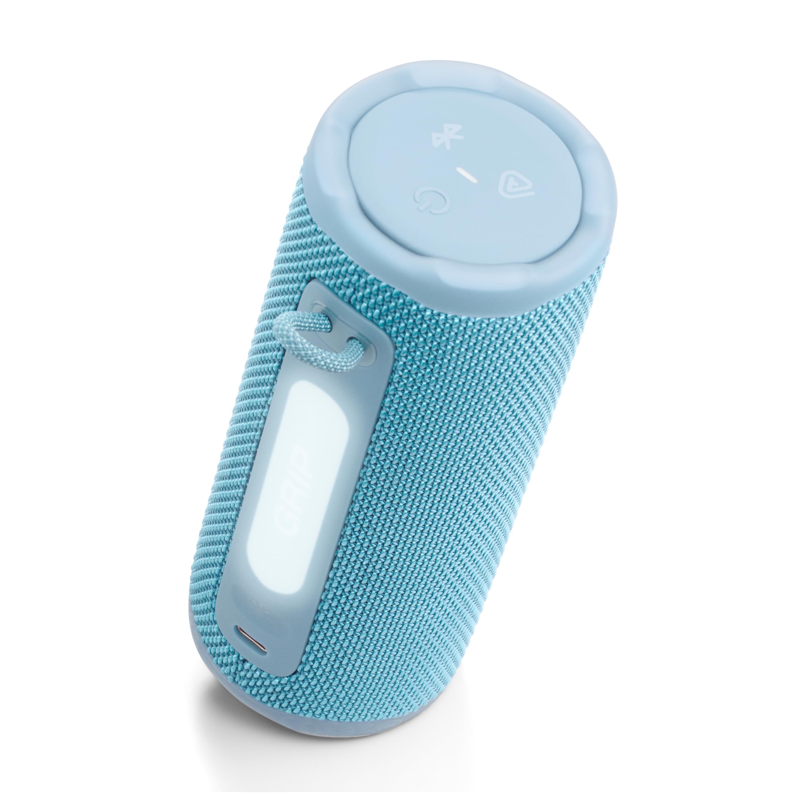 JBL Grip back ambient light closeup showing color themes for mood setting