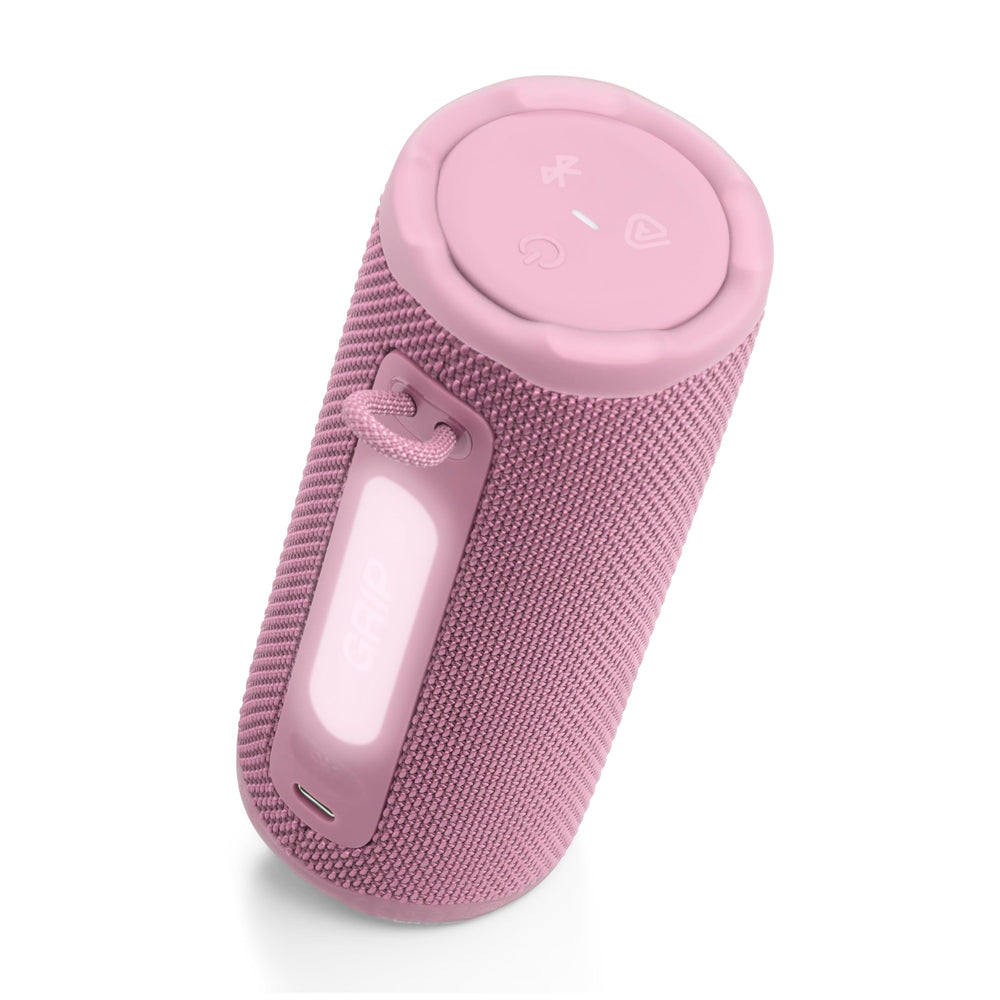JBL Grip back ambient light glowing to set mood and visual appeal