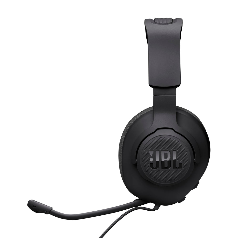 JBL Quantum 100M2 resting on controller showing console-ready convenience
