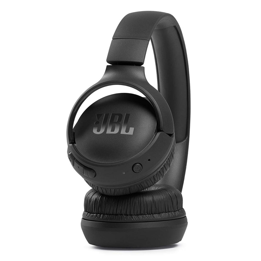 JBL Tune 510BT cushion texture close-up showing soft padding for comfortable wear