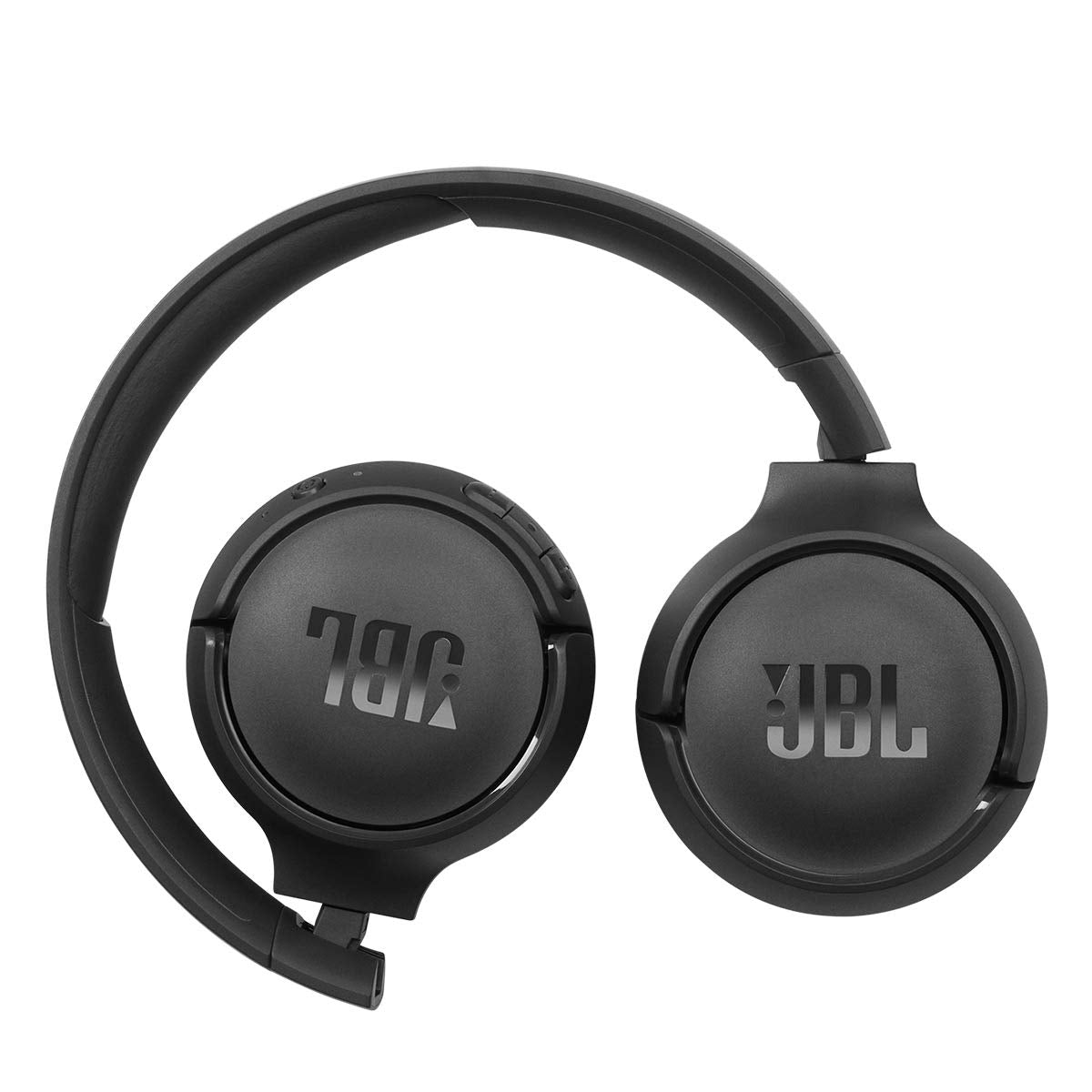 Person wearing JBL Tune 510BT on commute showing hands-free listening convenience