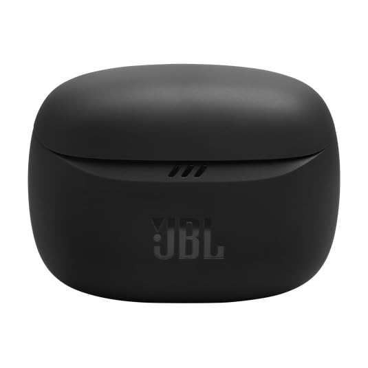 JBL Tune Buds 2 next to a smartphone showing scale and portable convenience