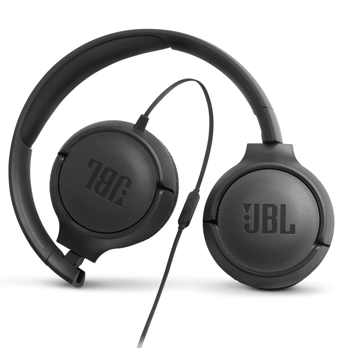 JBL Tune 500 worn by commuter in city setting for reliable daily use