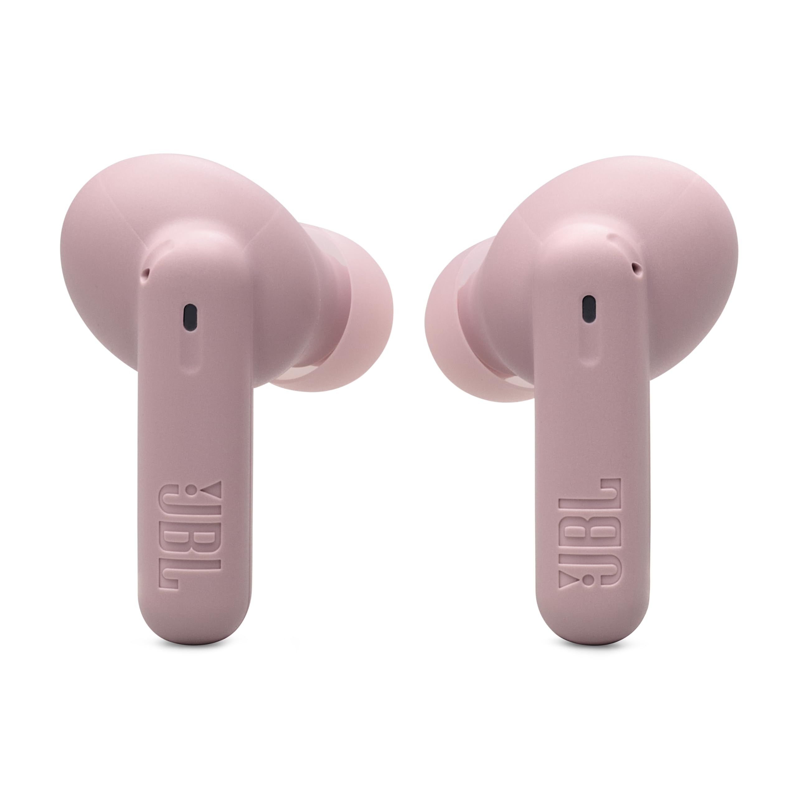 JBL Vibe Beam 2 charging case open displaying earbuds and battery readiness benefit