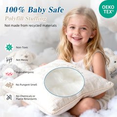 Jecqbor stuffed plush toy filled evenly for durable shape retention