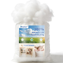 Jecqbor front packaging of 5lb polyfill showing brand and weight benefit