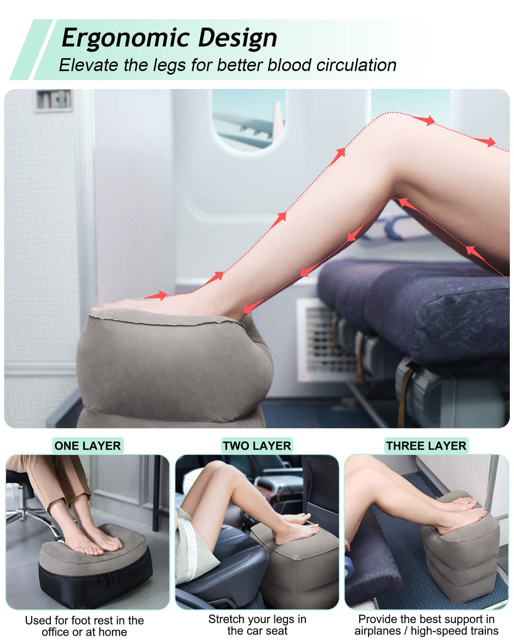 JefDiee kids using on airplane creating a safe sleeping platform