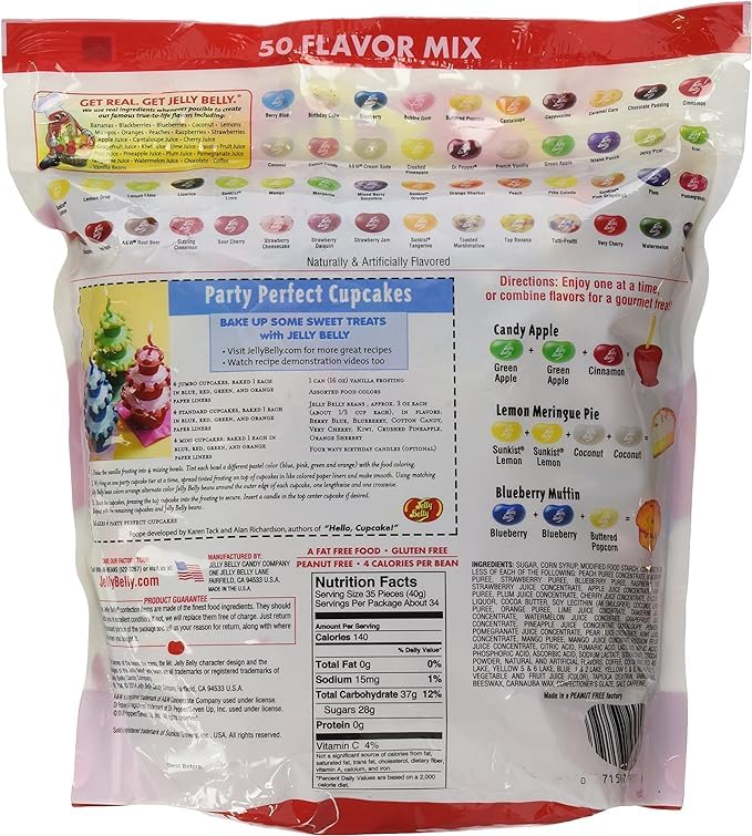 Jelly Belly close-up showing candy shell and gel center, brand texture detail and flavor insight