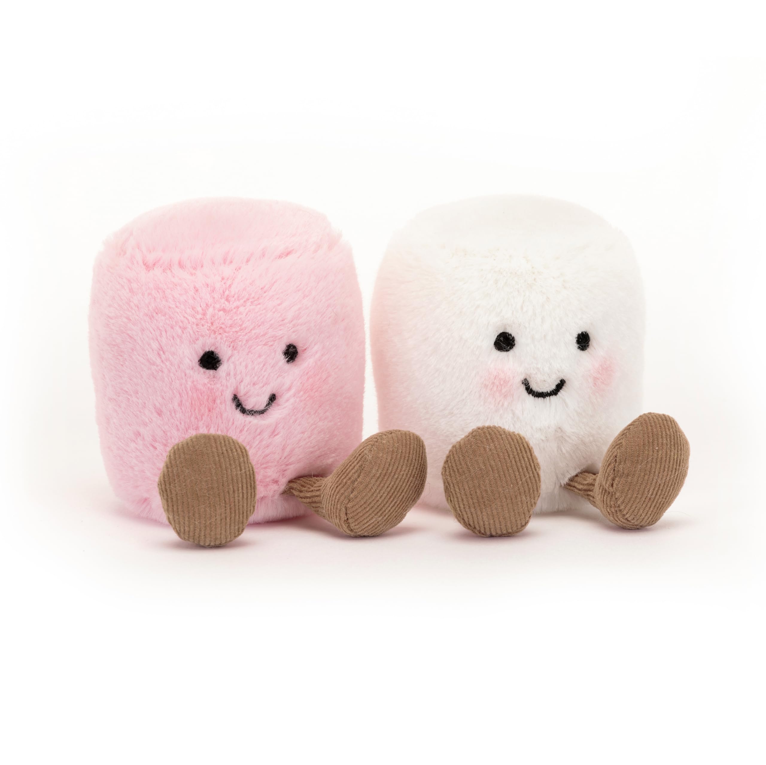 Jellycat marshmallows front view showing cute faces and duo appeal
