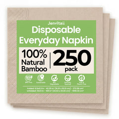 Jenvita front pack showing 250 napkins and clear product count benefit