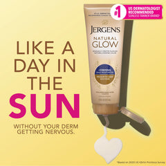 jergens close-up of lotion texture showing smooth moisturizing benefits