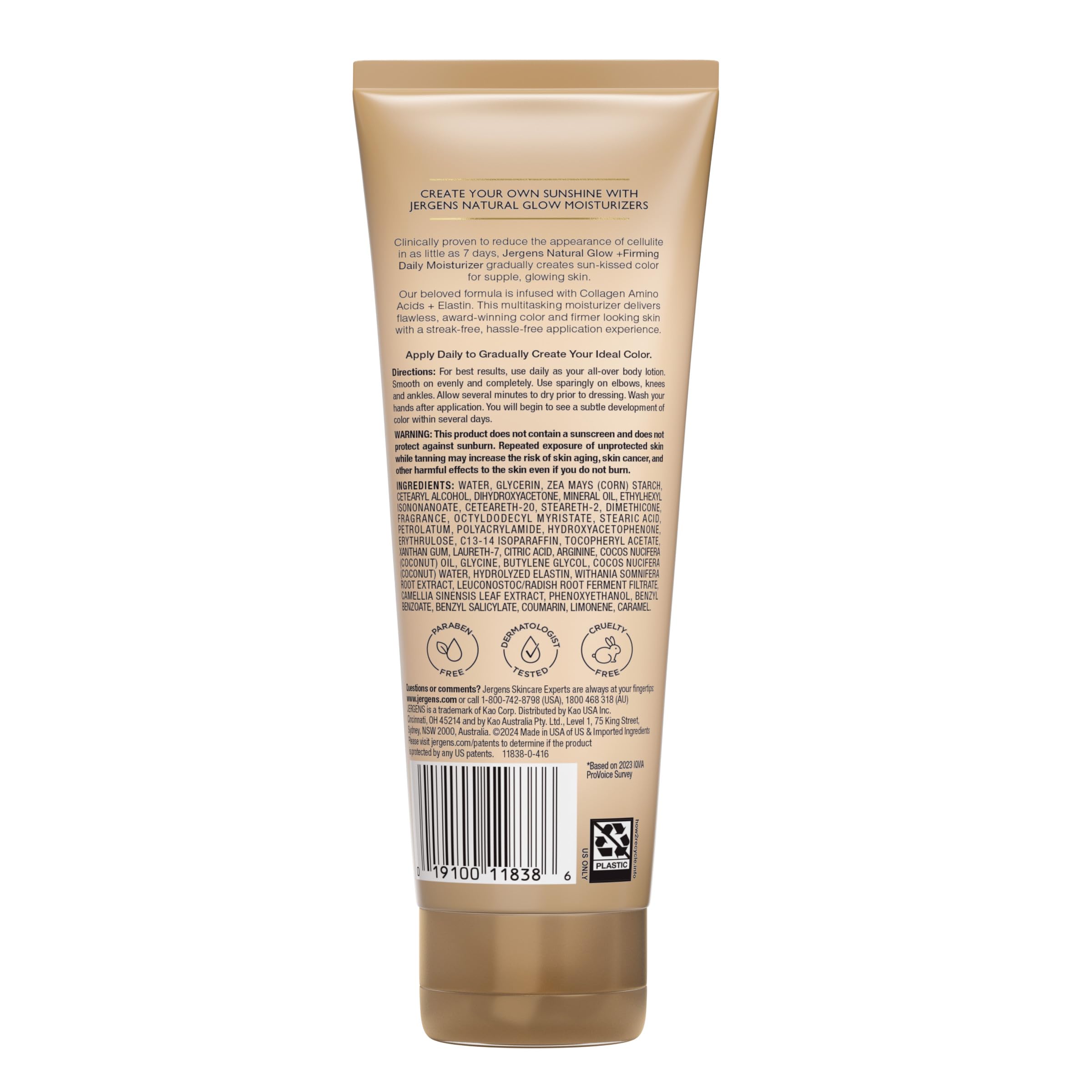 jergens lifestyle image of healthy-looking skin ready for beachwear
