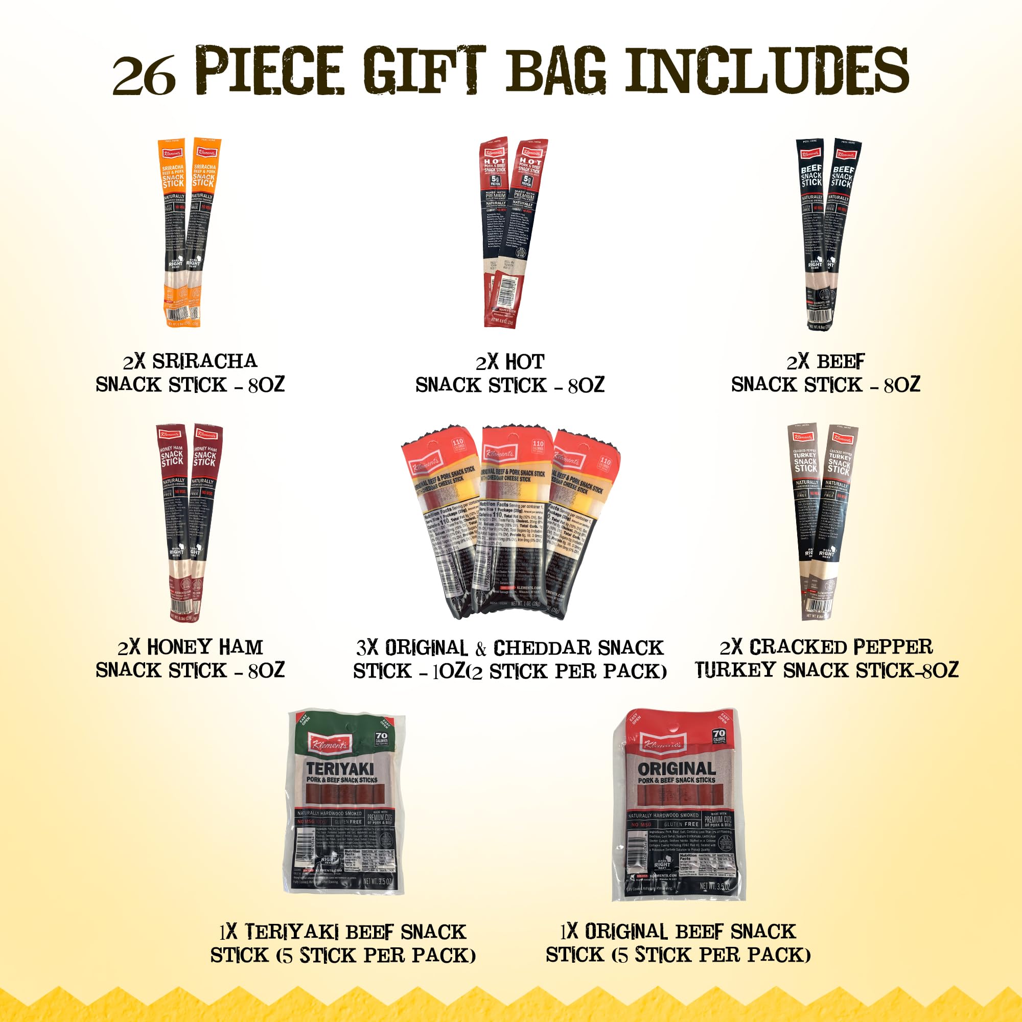 Jerky.com handcrafted jute gift bag holding meat sticks, stylish ready-to-give presentation
